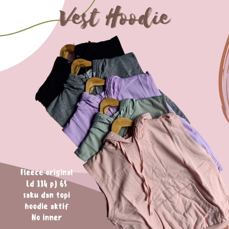 VEST HOODIE/VEST HOODIE VIRAL