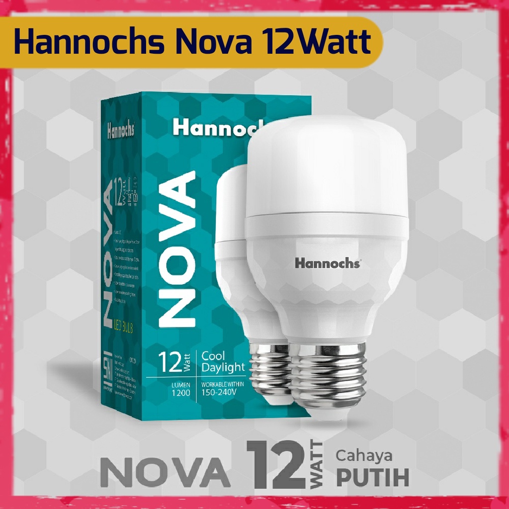 Hannochs Nova 12 Watt hemat listrik