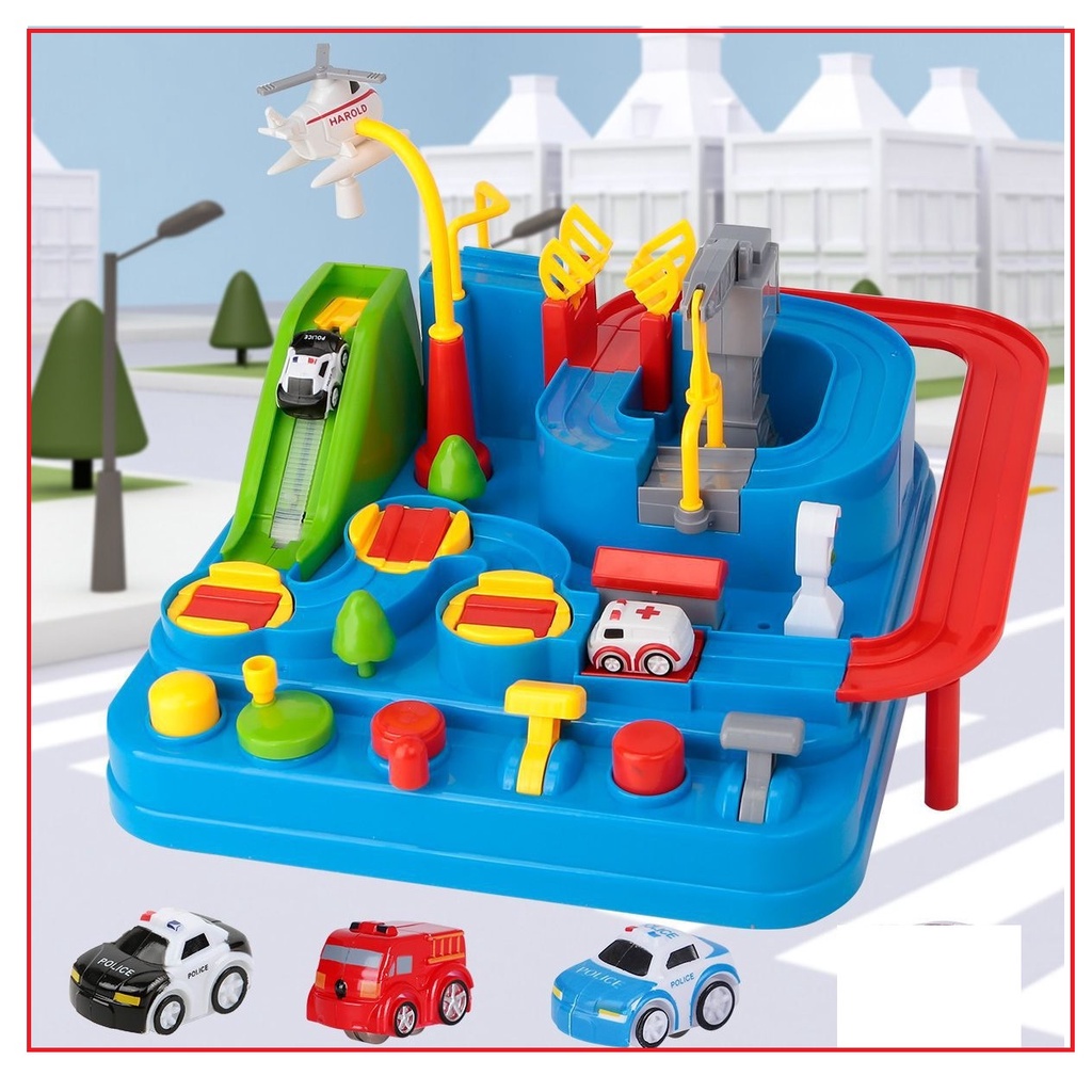 MAINAN ANAK 3 MOBIL CAR BRAIN GAME MINI PARKING LOT MOBIL MOBILAN EDUKASI TOY KID BOY GIRL SIMULATOR