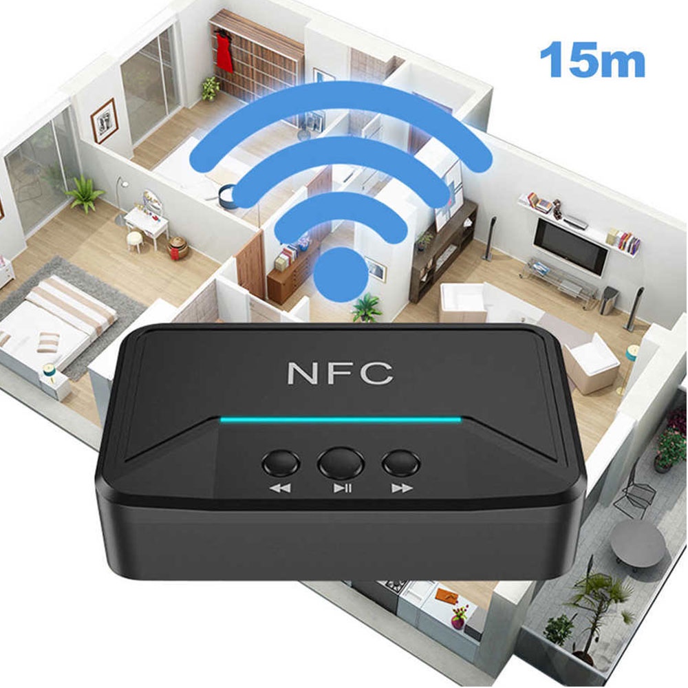 nfc Bluetooth 5.0 Wireless Audio Adapter Receiver BT200 terbaru