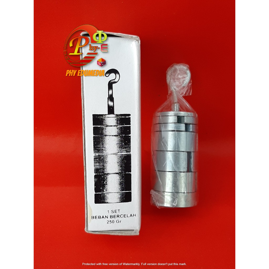 Beban Bercelah 250gram / Beban Bergantung Bercelah 250 gram