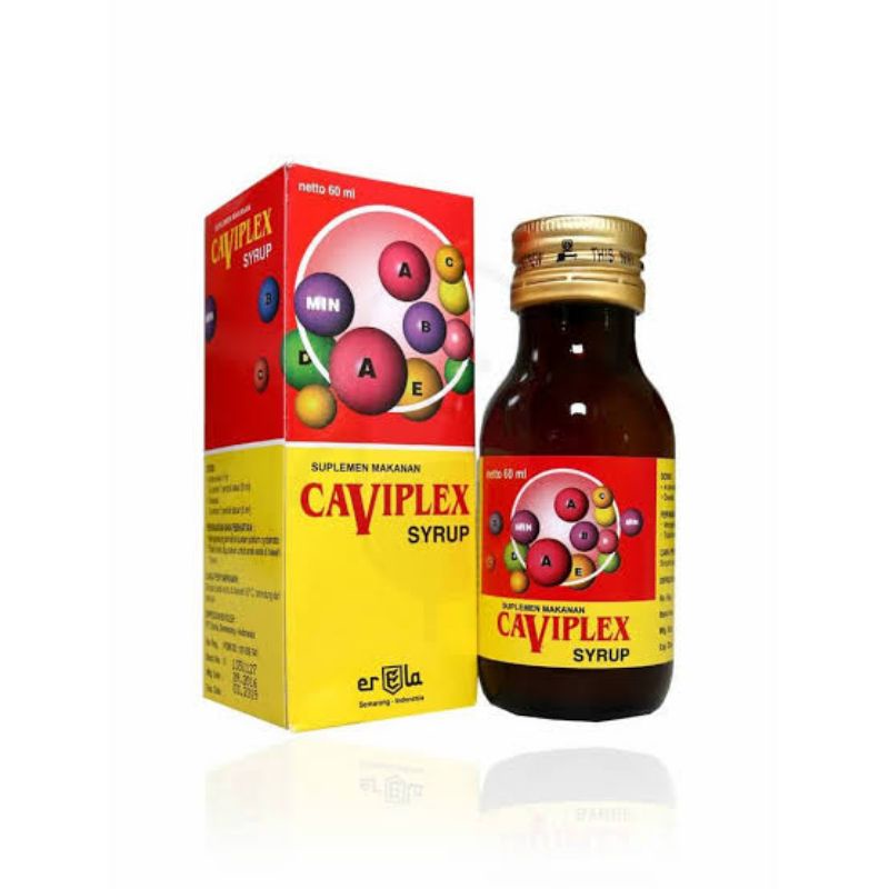 Caviplex Sirup 60 ml / Menambah Nafsu Makan / Menguatkan Daya Pikir