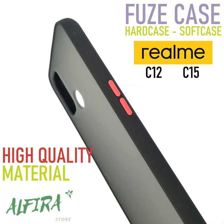 Casing Case Realme C12 C15 Softcase Fuze Hybrid Dove Mate Color Hardcase Realme C Series