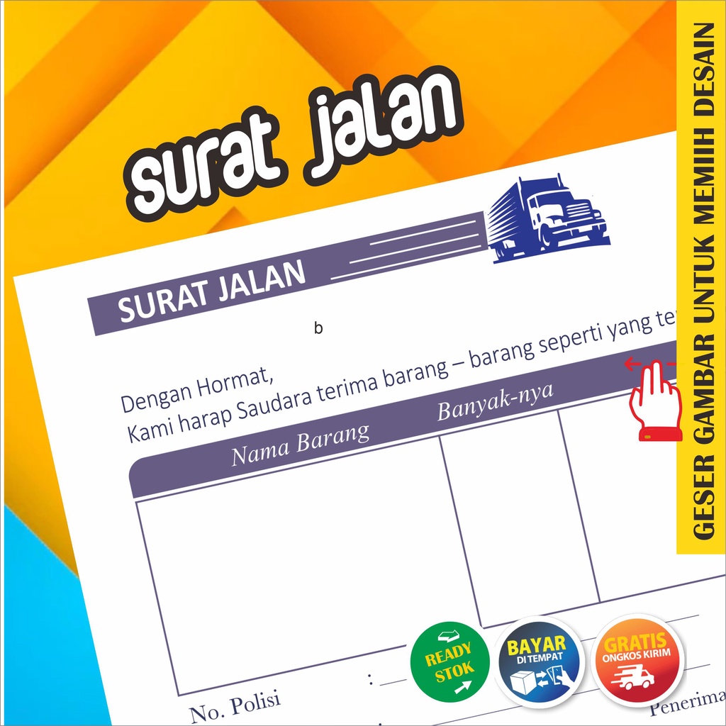 

Surat Jalan isi 75 Lembar 3 ply Rangkap - siap kirim