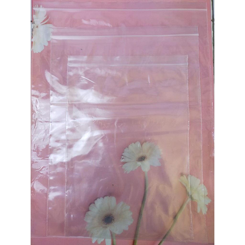 &lt;isi 100&gt; Plastik PE klip Ziplock cetik uk 20x30 Tebal 0.4 | plastik olshop | plastik baju