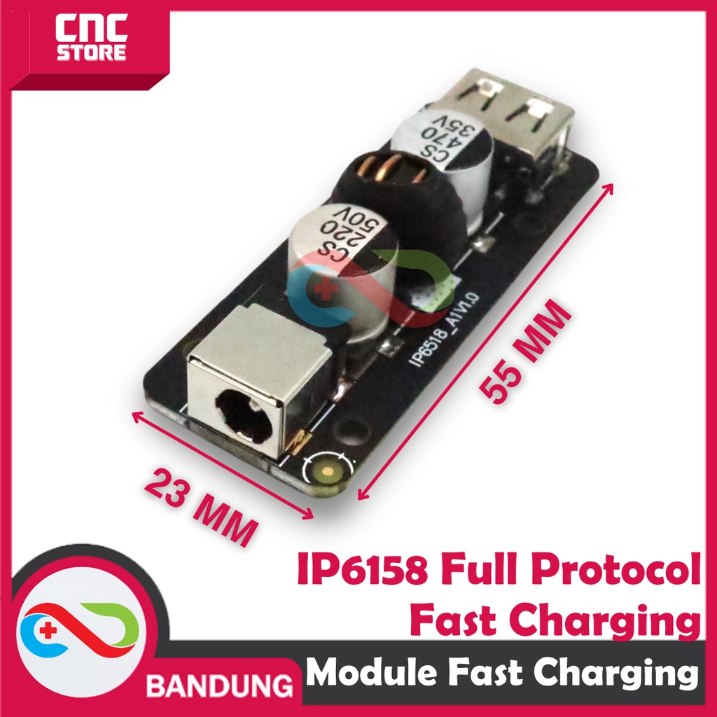 IP6518 FULL PROTOCOL FAST CHARGING BOARD MODULE QUALCOMM QC3.0