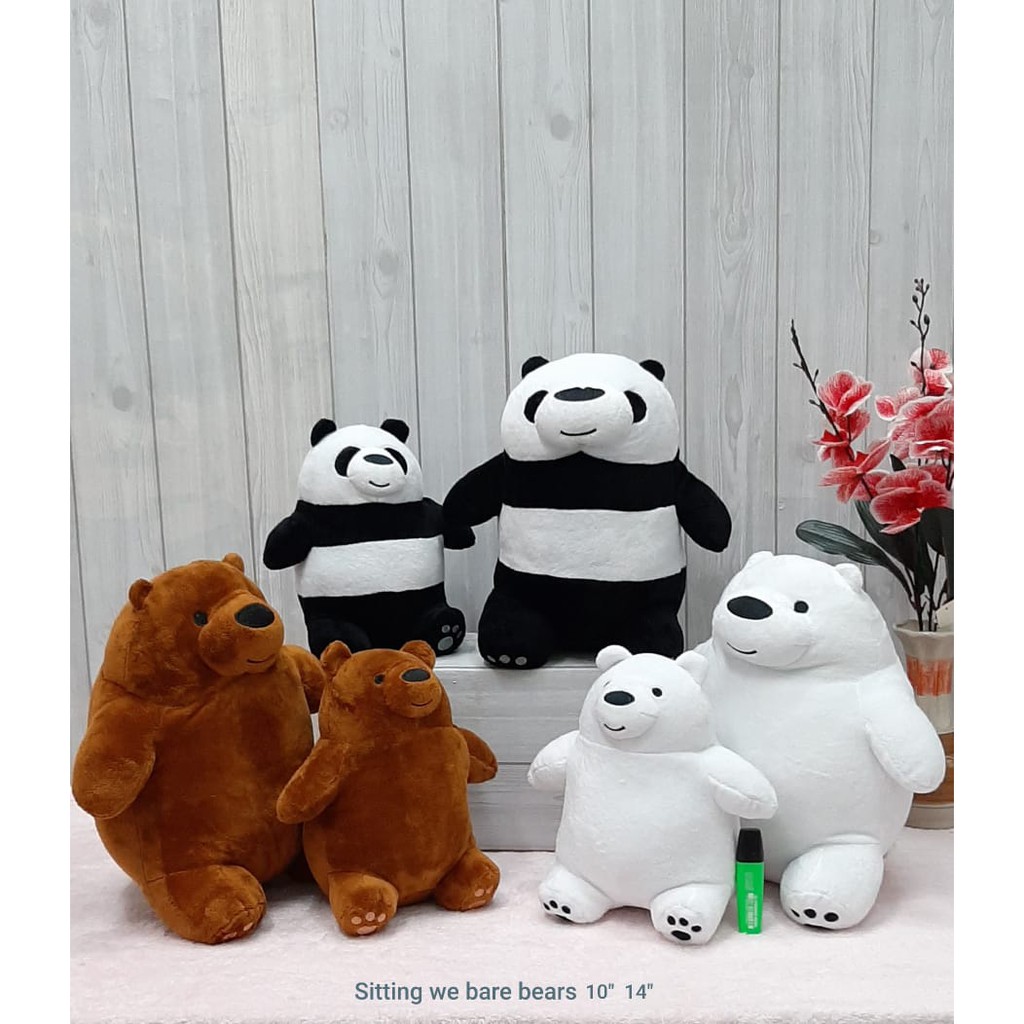 Boneka Bear Brothers 10&quot;/ 28cm/boneka beruang/kado ultah/Boneka We Bear/Boneka Ice Bear/Boneka Polar Bear