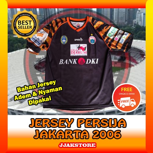 Jersey Persija Retro Jakarta Jakmania Jakartans Original Merchandise Atribut Bola