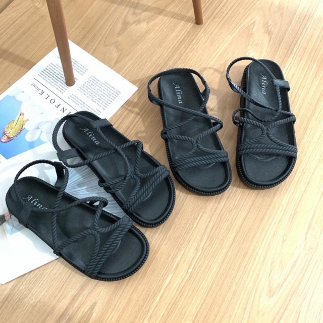 Ready Stock Sandal Wanita Slide On Kapuro Angling Darma Shopee Indonesia