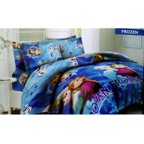 HSS Sprei king fata uk 180 no 1 asli seprei motif  frozen 