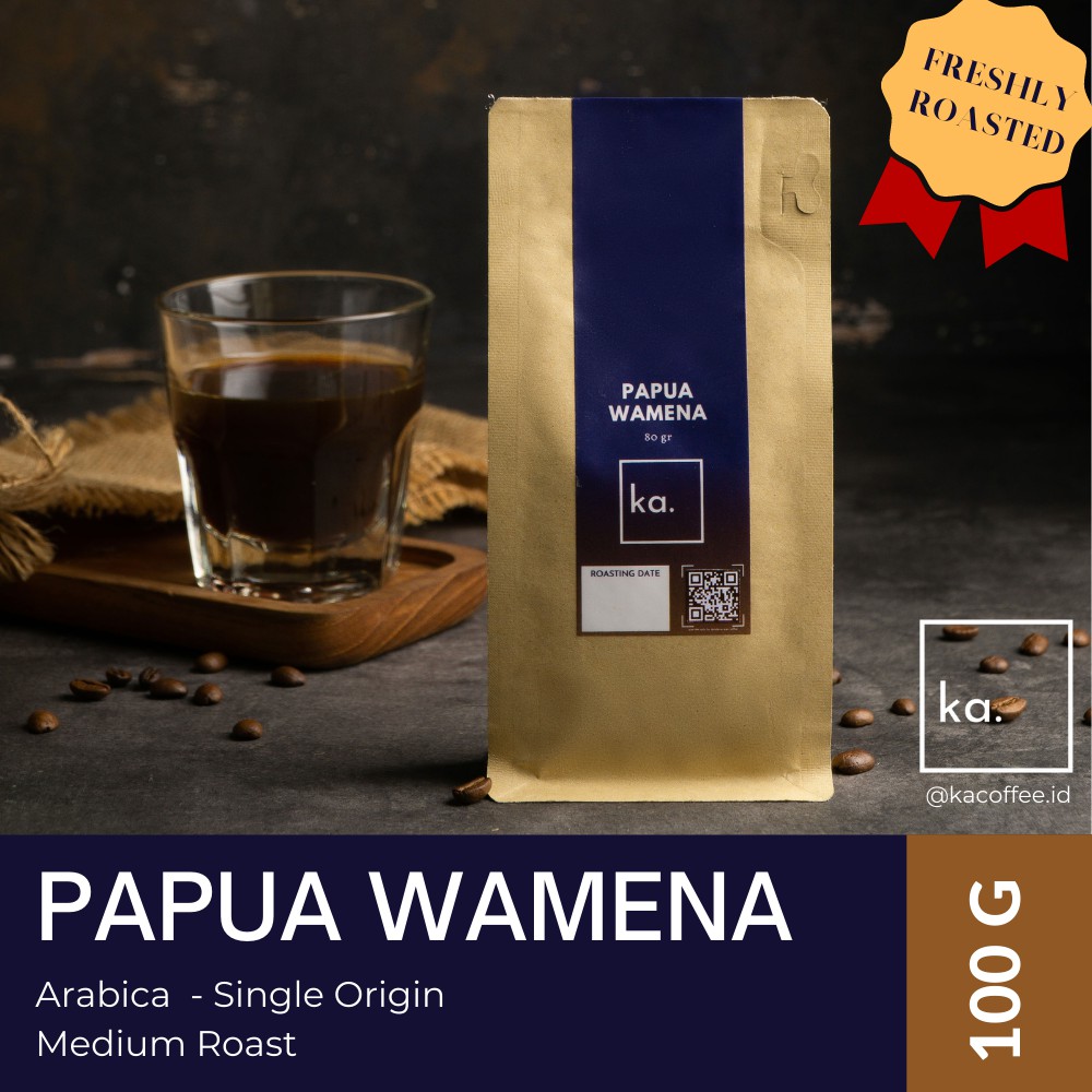 

Kopi Arabika Papua Wamena 100g - Kopi Arabika Indonesia Timur Lokal - Kopi Biji/Bubuk - Arabica coffee beans