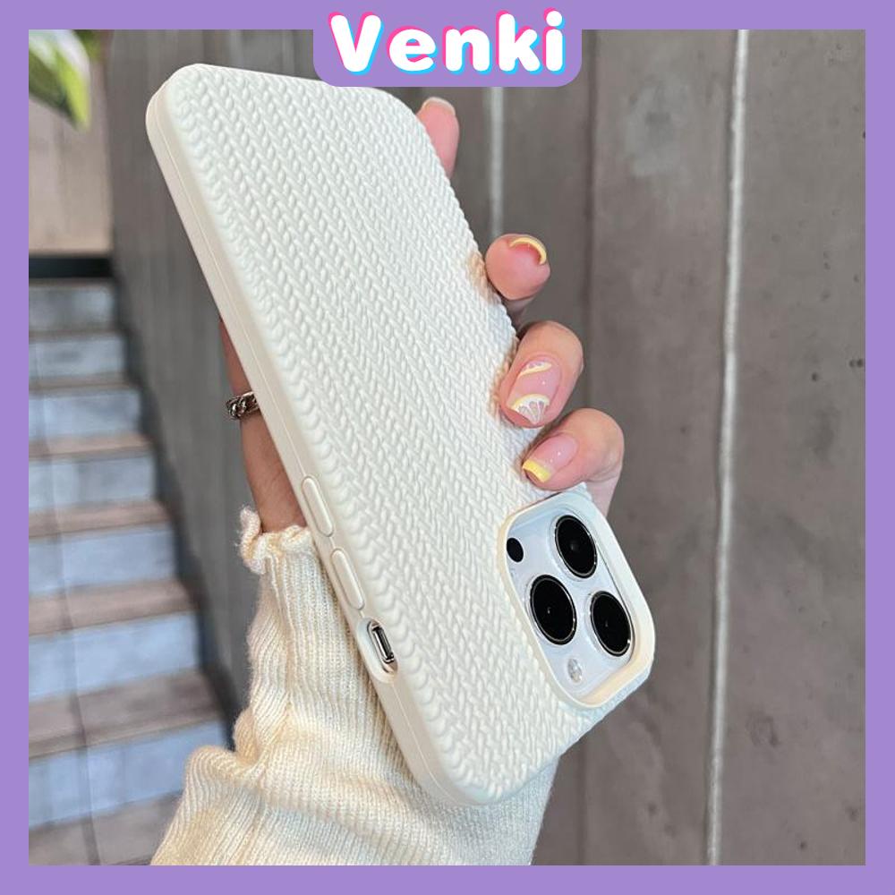 Case For iPhone 14 Series TPU Soft Simple Case Woven Texture Solid Color Black White Case Camera Protection Shockproof Compatible For iPhone 14 13 12 11 Plus Pro Max 7 Plus X XR