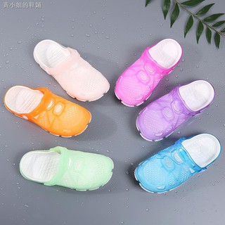  Sandal  Selop  Jelly  Crocs Sol Tebal Anti Slip Untuk Wanita  