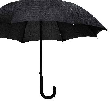 ♜ Payung Hitam Black Umbrella by Go Green Shop ℮