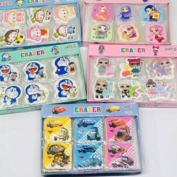 

☚ Penghapus fancy isi 24 | penghapus karakter い