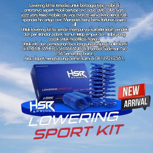 LOWERING KIT AGYA Per ceper mobil Hsr wheel Mobil Agya 2013-2020