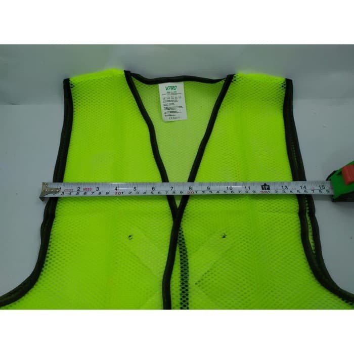 Rompi Proyek / Rompi Jaring / Safety Vest Scoth - Hijau Pantul Cahaya