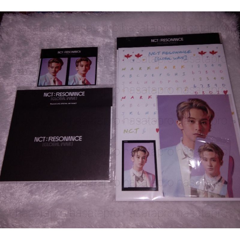 [READY STOCK] SCRAPBOOK DECO MD BEYOND LIVE NCT MARK AR TICKET FILM SET SCRAP BOOK RESONANCE