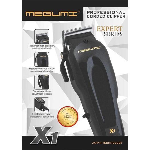 Clipper Megumi X1 Corded ORI JAPAN (Alat Cukur Rambut ORIGINAL)