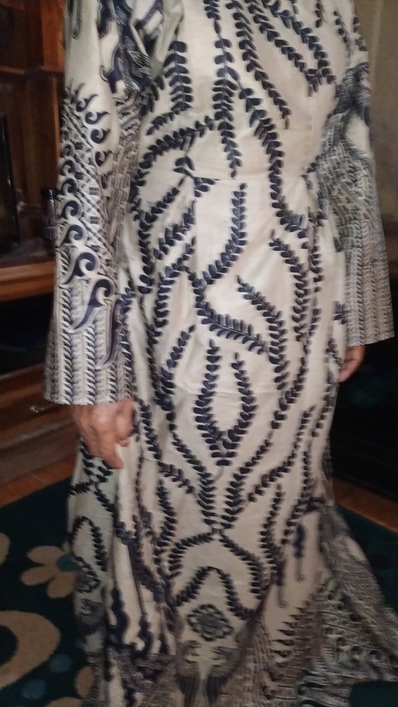 Gamis Batik Manggar, Padi,sekar,cantik,kubis,kipas,daun,kupu,nadine Gamis Kondangan Gamis Busui