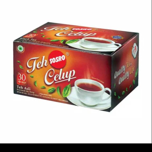 

Teh celup sosro 30 pcs