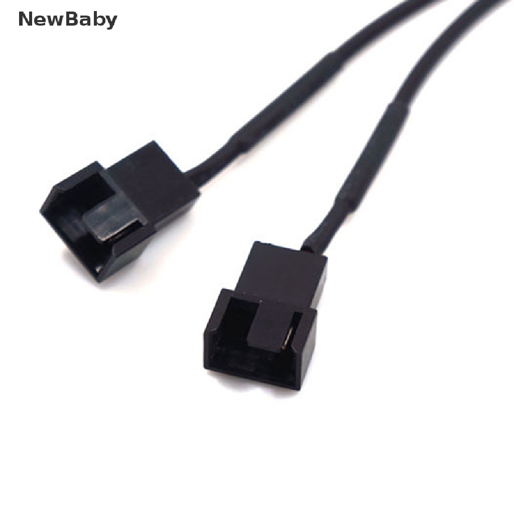 NewBaby DC 5521 to 4Pin PWM 4 Pin 2 Way Computer PC Router Fan Power Adapter Cable 12V ID