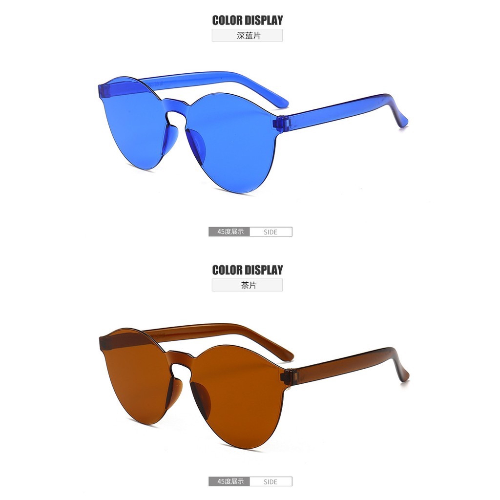 Kacamata Model Mata Kucing Warna Permen Untuk Wanita