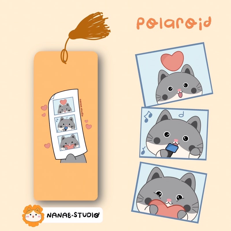 

Bookmark | Pembatas Buku - Polaroid BM06 | Nanae.studio