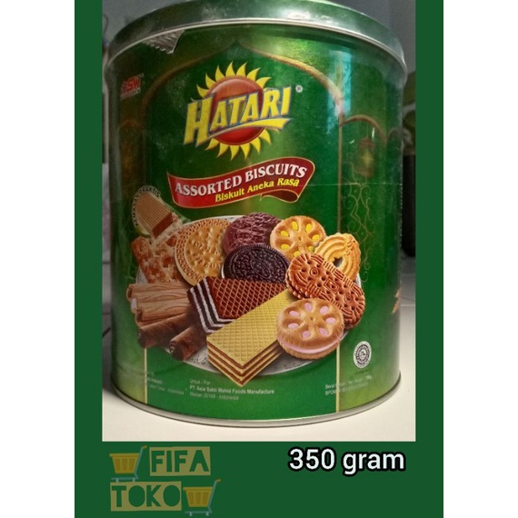 HATARI Assorted Biscuit Kaleng 350 gram