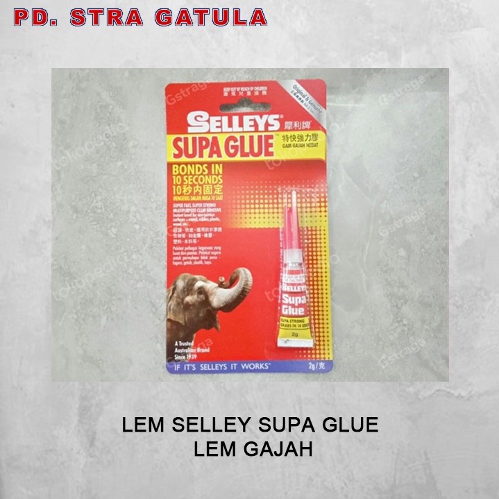 

Lem Selley Supa Glue - Lem Gajah