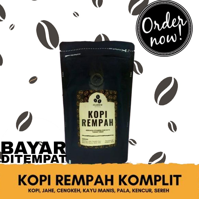 

Bubuk Kopi Rempah Komplit Sehat HILBREW - 200 Gram Herbal Herbs Coffee