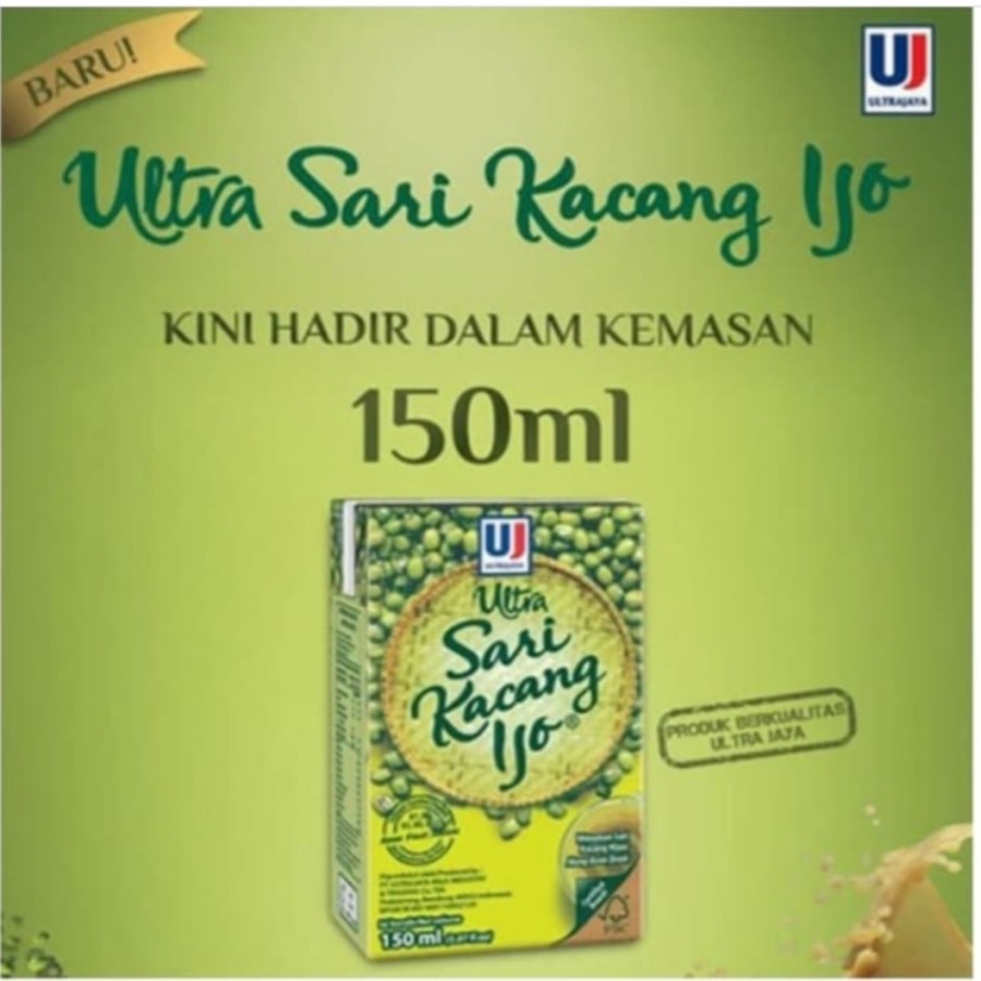 

UJ ULTRA SARI KACANG HIJAU 150ML /PCS