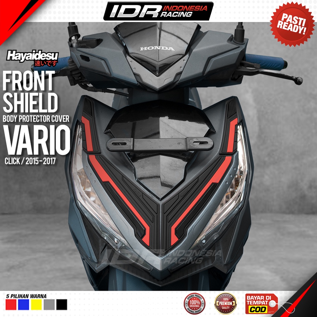 VARIO FI Click 2015 2017 125 150 Body Protector Front Shield Cover Hayaidesu Aksesoris Honda