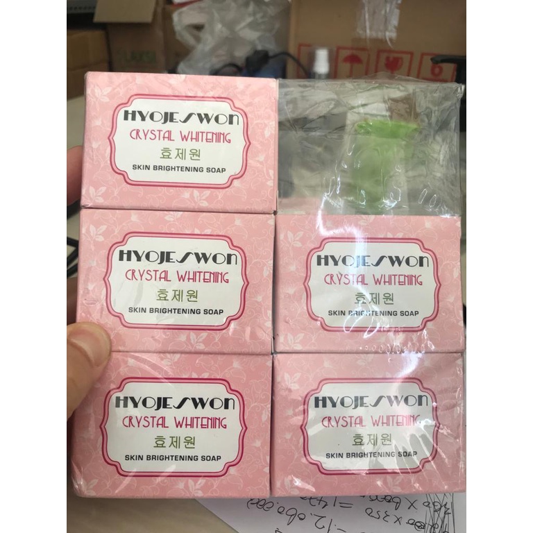 Hyojeswon Sabun Pemutih Badan dan Kulit Wajah Original BPOM Sabun Mandi Korea Prime Crystal Skin Brightening Soap Glowing