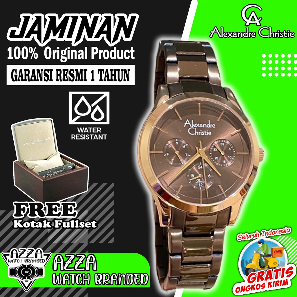 Alexander Christie Wanita Jam Tangan Alexandre Alexander Christie Wanita Original AC 2915