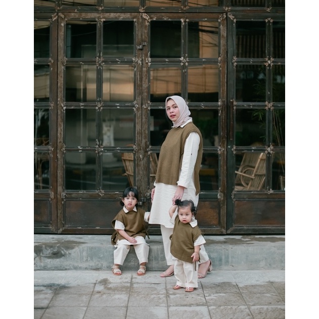 Linen Vest Tali Set by Cameelbaby (UNISEX)