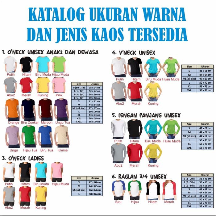 KAOS CUSTOM MURAH - BAJU CUSTOM PUTIH DEWASA - KAOS PRINTING DTG - PUTIH