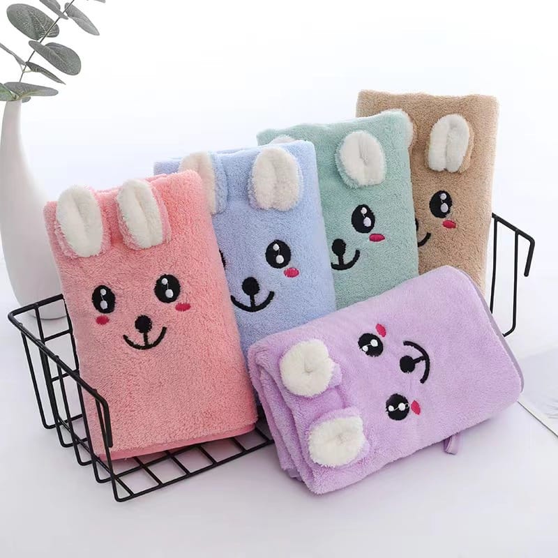 HANDUK BAYI LEMBUT MICROFIBER 50X100 HANDUK BAYI BEAR