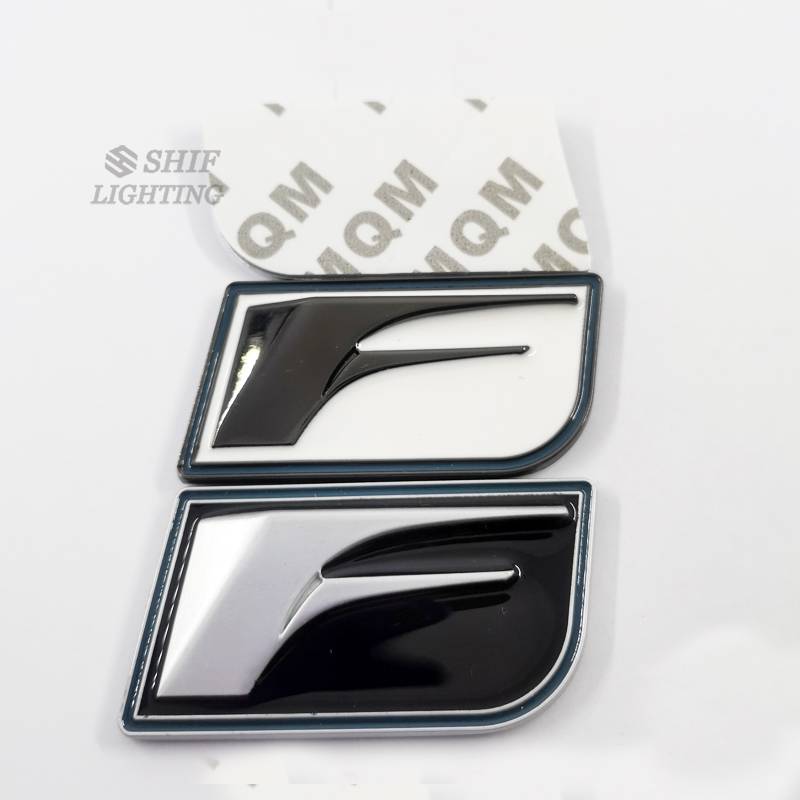 1pc Stiker Emblem Logo F Sport Bahan Metal Untuk Mobil Lexus