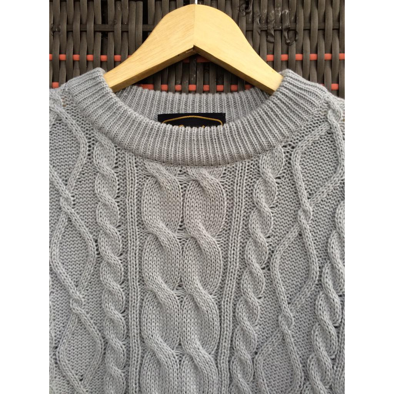 Sweater Cable Vintage Premium