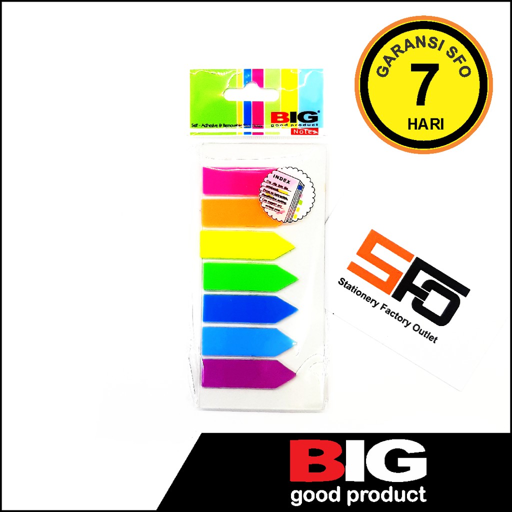 

Index Tabs Big 7 Warna (Mark / Page Marker)