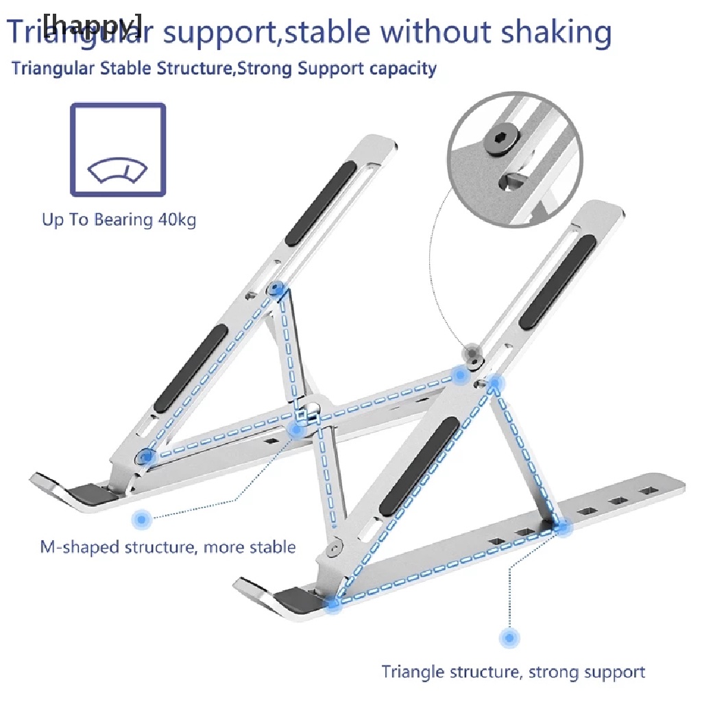 Ha Stand Holder Laptop / Notebook Portable Bisa Dilipat