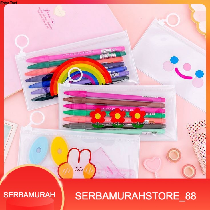 

Murah Tempat Alat Tulis ZIP300 Karakter Lucu Stationery Kotak Pensil Ziplock