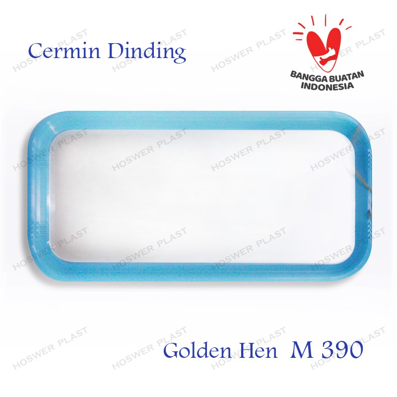 Golden Hen Kaca Cermin Dinding / Wall Mirror M - 390