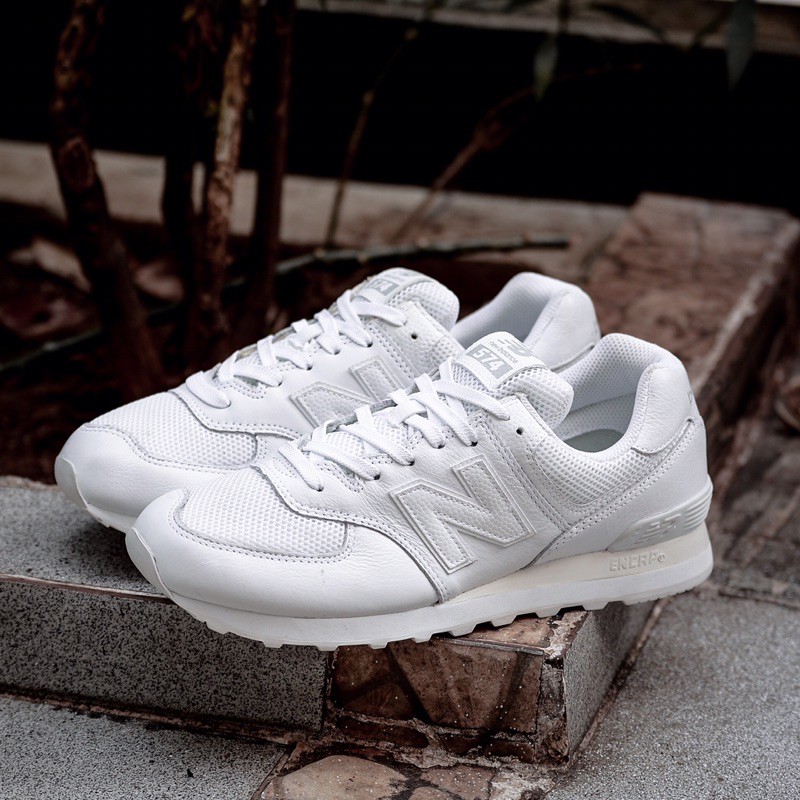 Sepatu NB N*w Balance ML574 NSF All White Original