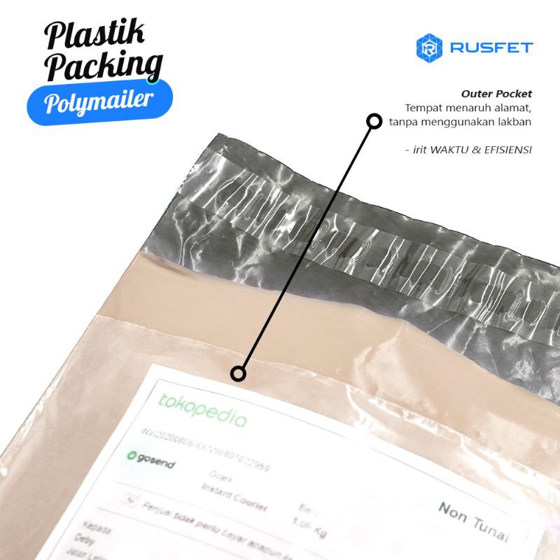 Polymailer | Plastik Packing | Plastik Packing Online Premium ( Outer Pocket )