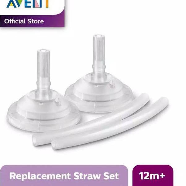 Terbaru.. Avent replacement straw bendy straw cup sedotan pengganti botol susu training cup avent