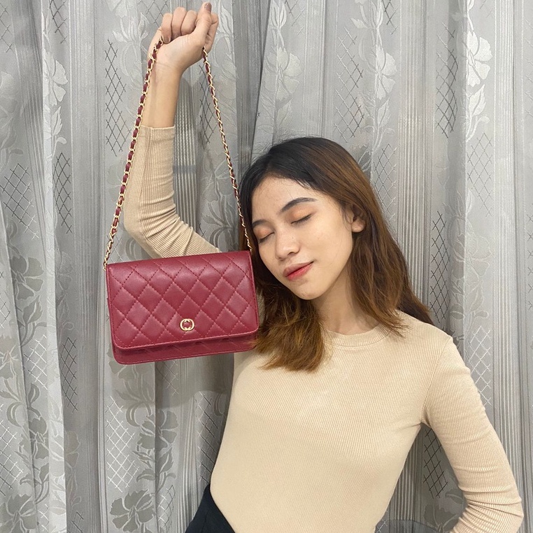 Tas Selempang Kulit Wanita Import Ziva Bag