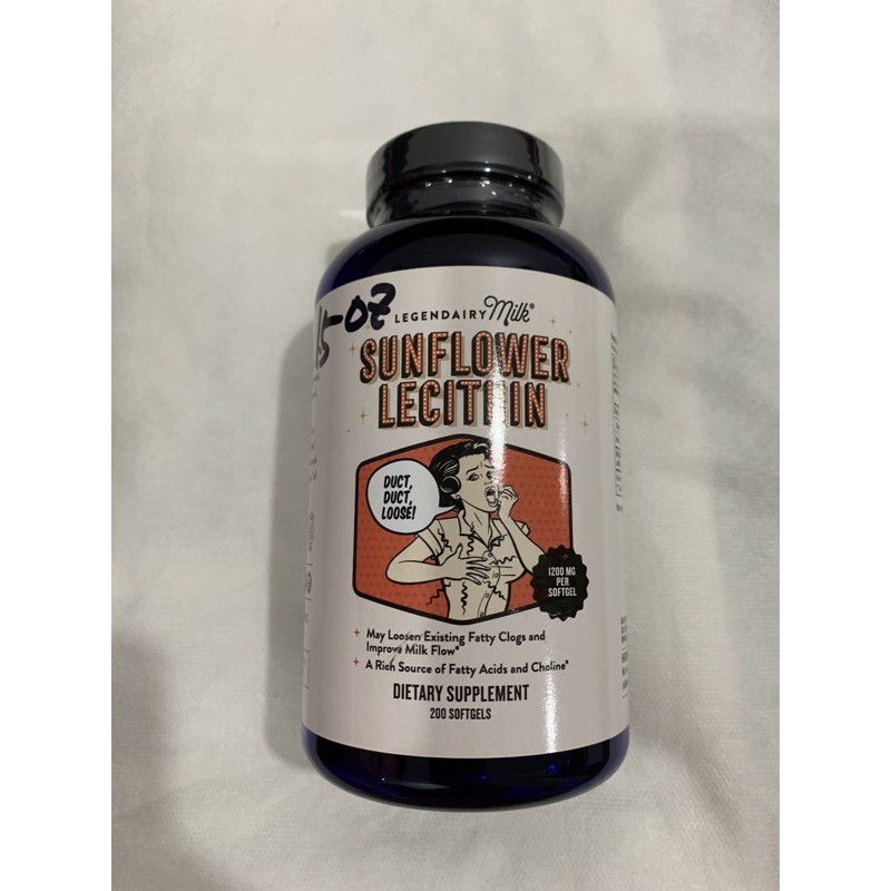 Jual Legendairy Milk Sunflower Lecithin Organik 60 dan 200 Kapsul