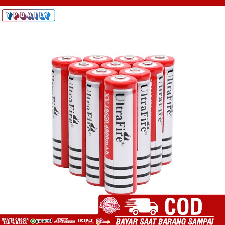 Baterai ULTRAFIRE / Batrei Charge / Batre 18650 / Batrai Isi Ulang